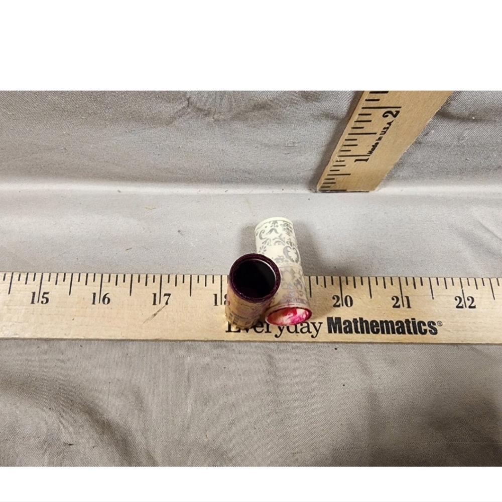 Vintage Lipstick Tube Revlon Lustrous "Say It with Rubies" New York Empty Tube - Picture 5 of 5